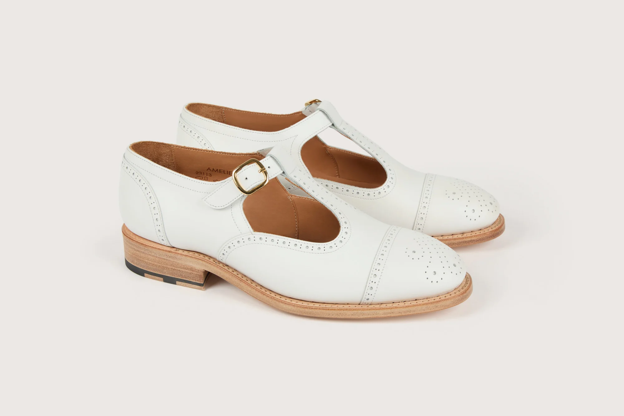 AMELIE Softycalf Blanc Cuir - Image 4