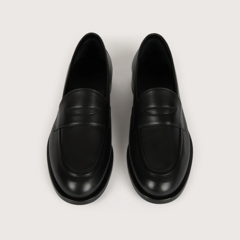 JANE Foulard Noir Cuir - Image 3