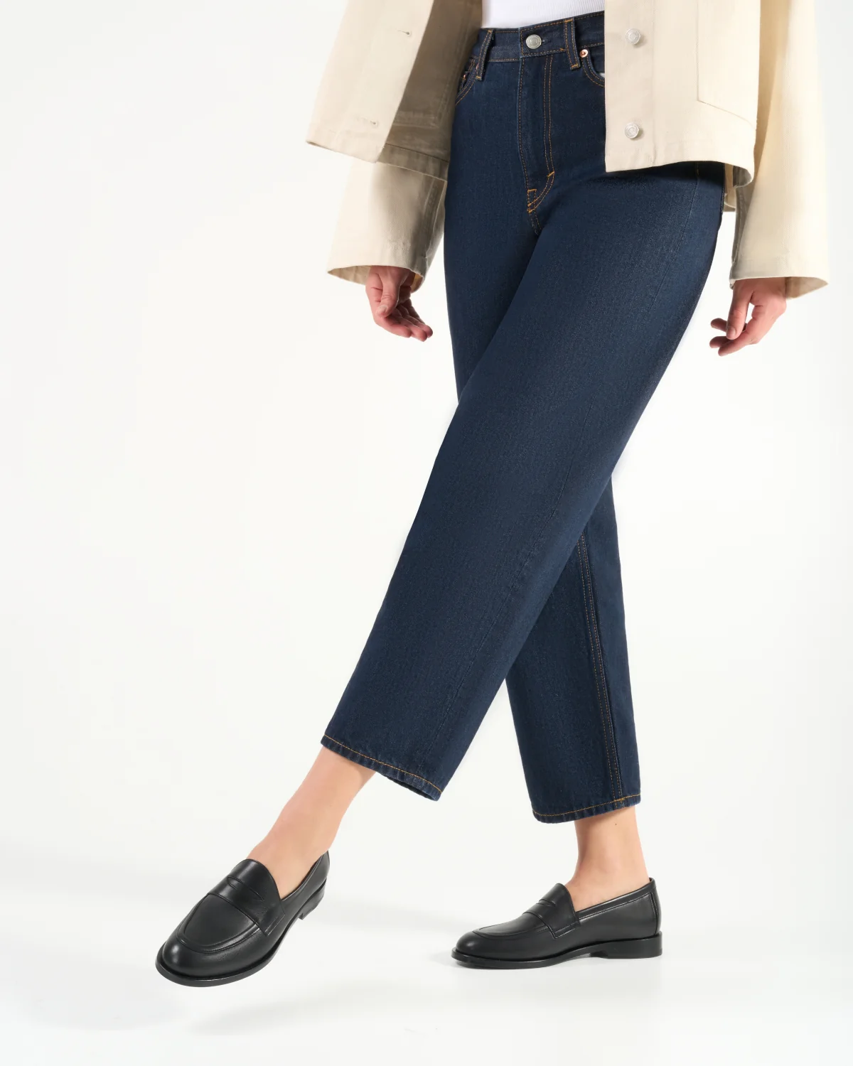 JANE Foulard Noir Cuir - Image 9