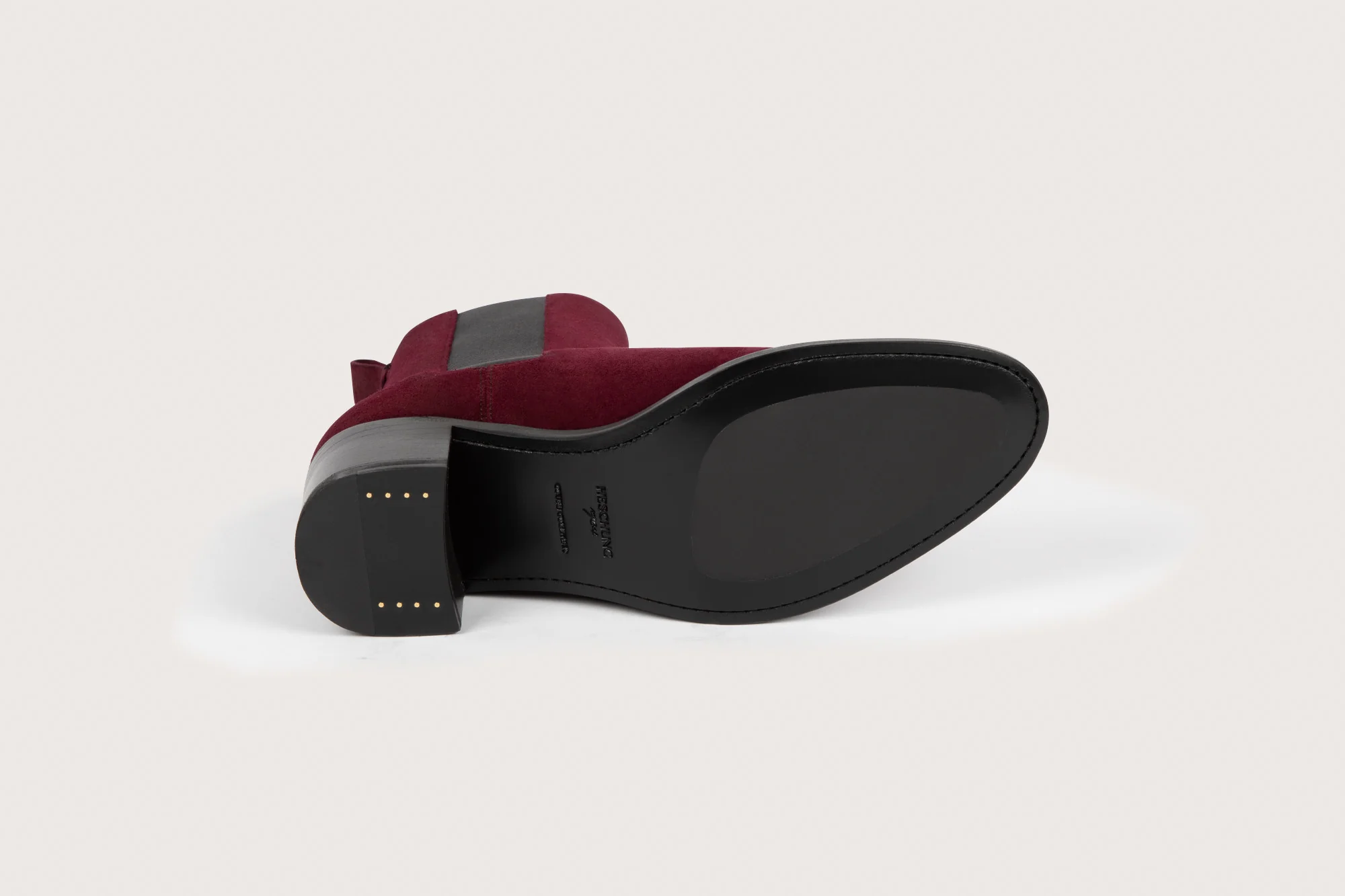 MAUD Velours Aubergine Cuir P - Image 7