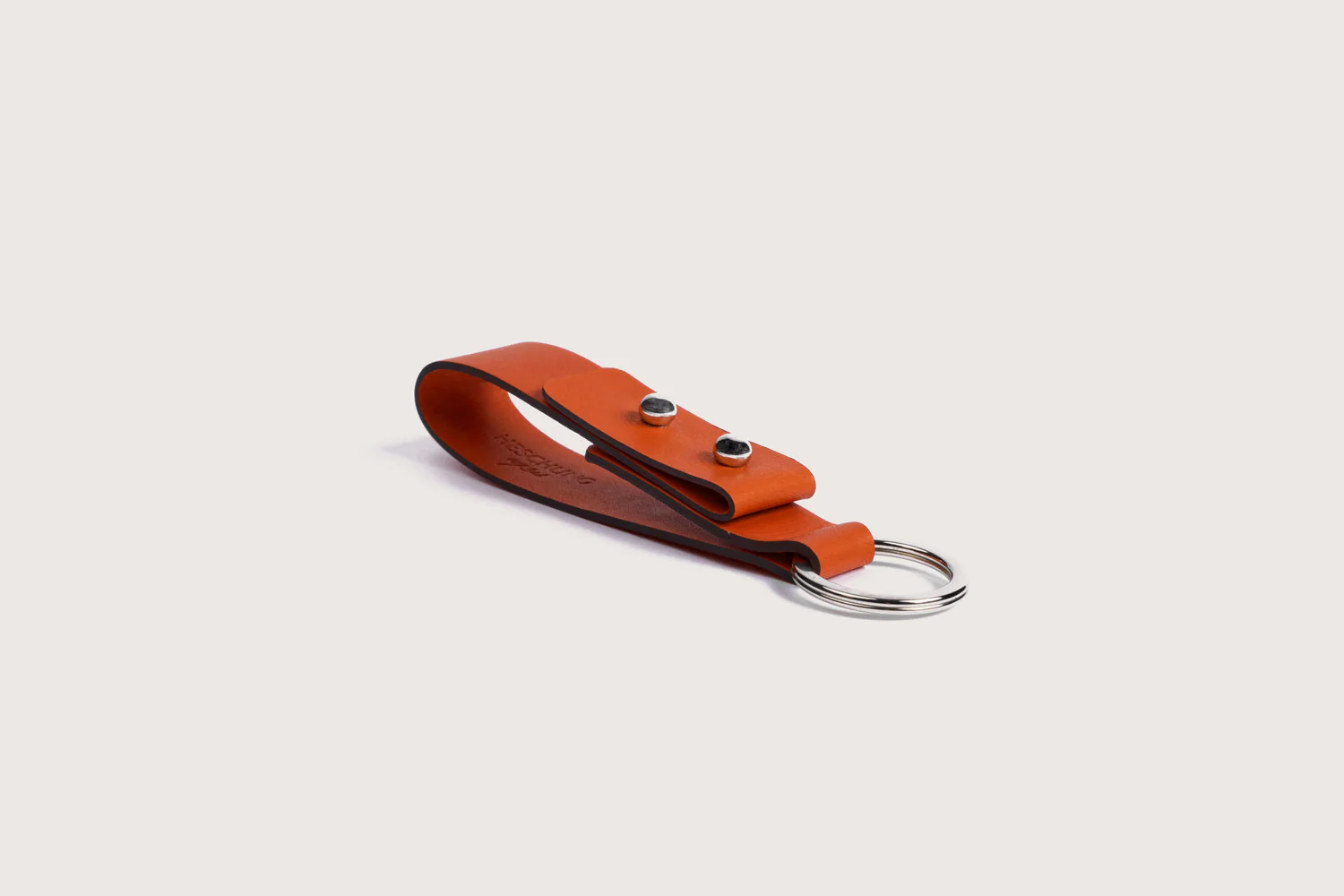 PORTE-CLÉS Twist Naturcalf Orange - Image 4